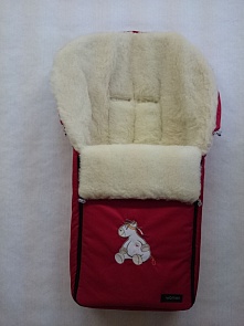 Спальный мешок в коляску №06 – Aurora, красный  (Womar, 00-0013360 _4/1 красный)